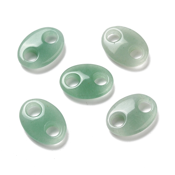 PandaHall Natural Green Aventurine Connector Charms, Pig Nose, 25x18x6.5mm, Hole: 6mm Green Aventurine Oval
PandaHall Natural Green Aventurine Connector Charms, Pig Nose, 25x18x6.5mm, Hole: 6mm Green Aventurine Oval