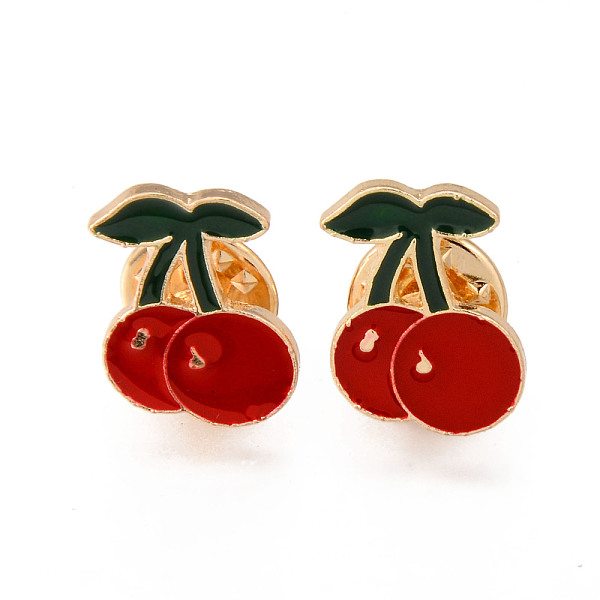 PandaHall Alloy Enamel Brooches, Enamel Pin, with Brass Butterfly Clutches, Cherry, Light Gold, Cadmium Free & Nickel Free & Lead Free..., Red
PandaHall Alloy Enamel Brooches, Enamel Pin, with Brass Butterfly Clutches, Cherry, Light Gold, Cadmium Free & Nickel Free & Lead Free..., Red