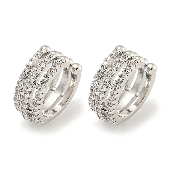 PandaHall Brass Micro Pave Cubic Zirconia Cuff Earrings, Platinum, 16.5x6mm Cubic Zirconia Clear
PandaHall Brass Micro Pave Cubic Zirconia Cuff Earrings, Platinum, 16.5x6mm Cubic Zirconia Clear