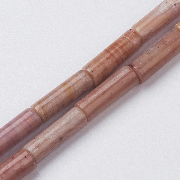 PandaHall Natural Rhodonite Beads Strands, Tube, 13~14x3.5~5mm, Hole: 1mm, about 29pcs/strand, 15.1~15.7 inch(385~400mm) Rhodonite Tube
PandaHall Natural Rhodonite Beads Strands, Tube, 13~14x3.5~5mm, Hole: 1mm, about 29pcs/strand, 15.1~15.7 inch(385~400mm) Rhodonite Tube