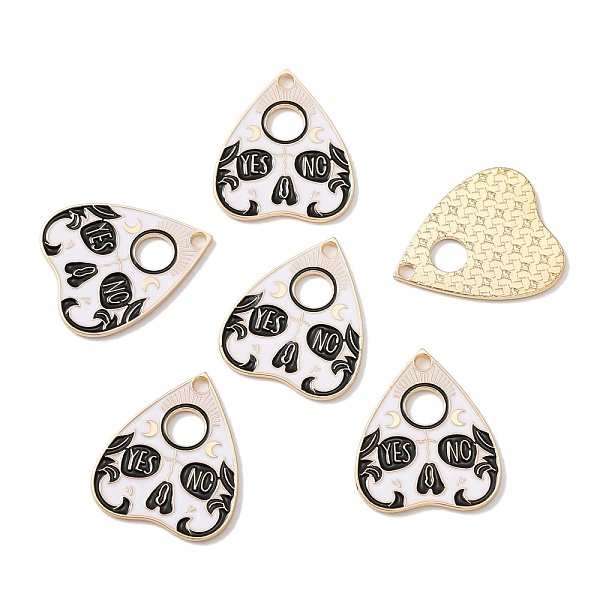 PandaHall Alloy Pendants, with Enamel, Light Gold, Heart with Word, White, 26x22x1.2mm, Hole: 2mm Alloy+Enamel Heart White
PandaHall Alloy Pendants, with Enamel, Light Gold, Heart with Word, White, 26x22x1.2mm, Hole: 2mm Alloy+Enamel Heart White