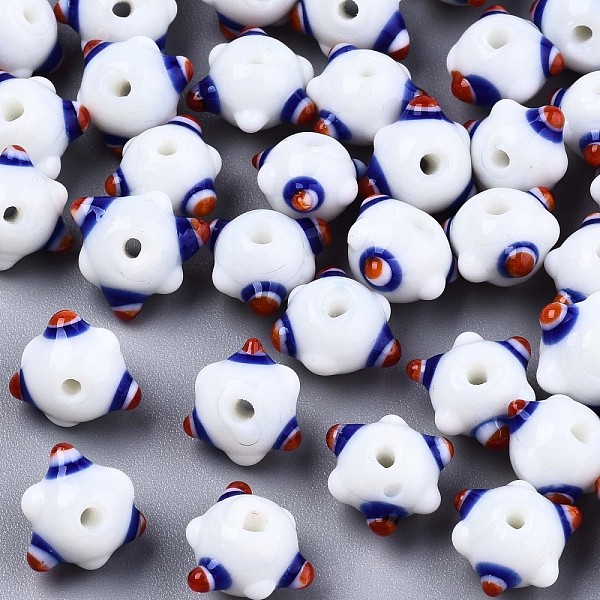 PandaHall Handmade Bumpy Lampwork Beads, White, 10~11x11~12x7~8mm, Hole: 1.4~1.6mm Lampwork Others White
PandaHall Handmade Bumpy Lampwork Beads, White, 10~11x11~12x7~8mm, Hole: 1.4~1.6mm Lampwork Others White
