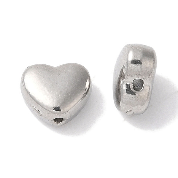 PandaHall 304 Stainless Steel Beads, Heart, Stainless Steel Color, 6x7x4mm, Hole: 1mm 304 Stainless Steel Heart
PandaHall 304 Stainless Steel Beads, Heart, Stainless Steel Color, 6x7x4mm, Hole: 1mm 304 Stainless Steel Heart