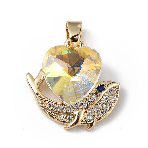 PandaHall Real 18K Gold Plated Rack Plating Brass Micro Pave Cubic Zirconia Pendants, with Glass, Long-Lasting Plated, Cadmium Free & Lead...
PandaHall Real 18K Gold Plated Rack Plating Brass Micro Pave Cubic Zirconia Pendants, with Glass, Long-Lasting Plated, Cadmium Free & Lead...