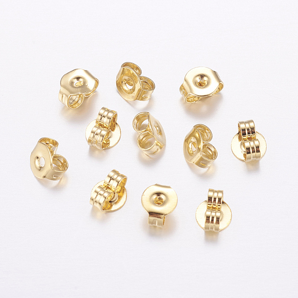 PandaHall Brass Ear Nuts, Friction Earring Backs for Stud Earrings, Long-Lasting Plated, Real 18K Gold Plated, Cadmium Free & Nickel Free &...
PandaHall Brass Ear Nuts, Friction Earring Backs for Stud Earrings, Long-Lasting Plated, Real 18K Gold Plated, Cadmium Free & Nickel Free &...