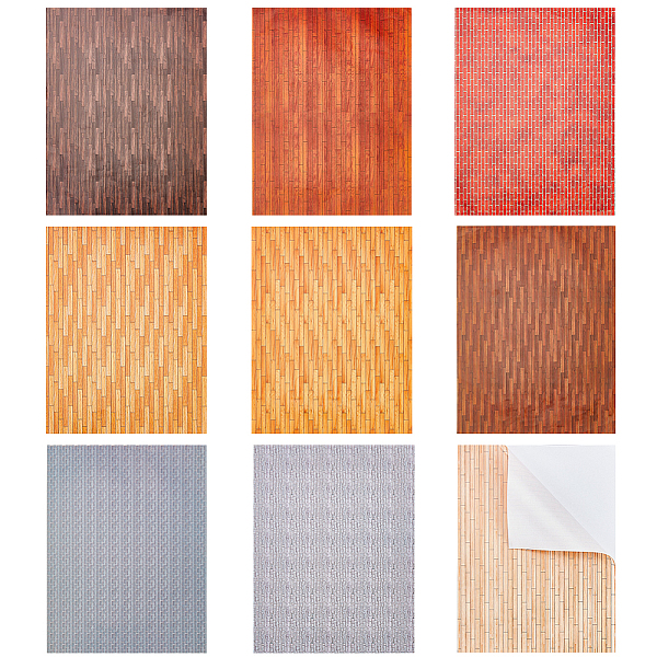 PandaHall Olycraft 9 Sheets 9 Colors Paper Self Adhesive Wallpaper, Waterproof Wall Stickers for Model, Sand Table Building Decoration..., Multicolor
PandaHall Olycraft 9 Sheets 9 Colors Paper Self Adhesive Wallpaper, Waterproof Wall Stickers for Model, Sand Table Building Decoration..., Multicolor