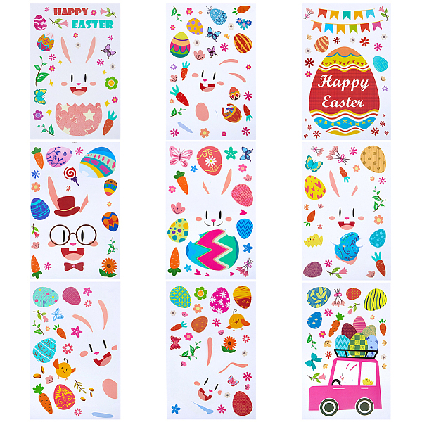 PandaHall Easter Theme PVC Wall Stickers, for Home Living Room Decoration, Mixed Color, 300x200x0.3mm, 9 sheets/set Plastic Rectangle..., Multicolor
PandaHall Easter Theme PVC Wall Stickers, for Home Living Room Decoration, Mixed Color, 300x200x0.3mm, 9 sheets/set Plastic Rectangle..., Multicolor