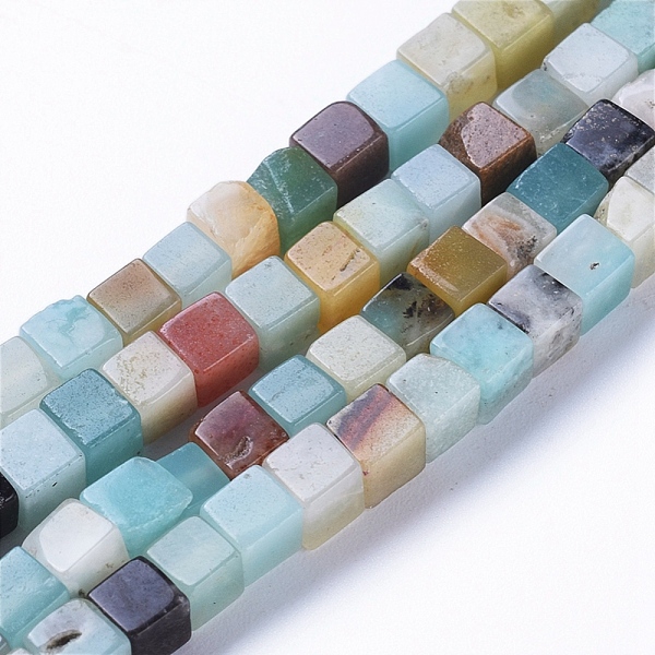 PandaHall Natural Flower Amazonite Beads Strands, Cube, 4~4.5x4~4.5x4~4.5mm, Hole: 0.8mm, about 96pcs/strand, 15.75 inch(40cm) Flower...
PandaHall Natural Flower Amazonite Beads Strands, Cube, 4~4.5x4~4.5x4~4.5mm, Hole: 0.8mm, about 96pcs/strand, 15.75 inch(40cm) Flower...