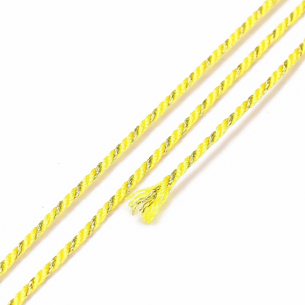 PandaHall Polycotton Filigree Cord, Braided Rope, with Plastic Reel, for Wall Hanging, Crafts, Gift Wrapping, Yellow, 1mm, about 32.81 Yards...
PandaHall Polycotton Filigree Cord, Braided Rope, with Plastic Reel, for Wall Hanging, Crafts, Gift Wrapping, Yellow, 1mm, about 32.81 Yards...