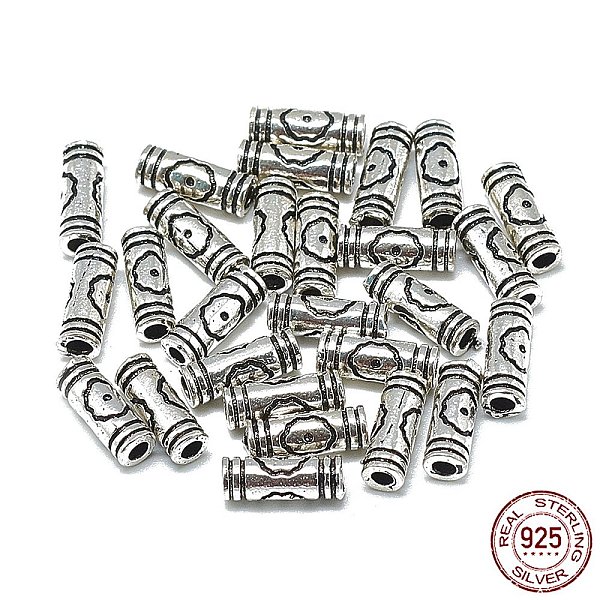 PandaHall Thailand 925 Sterling Silver Tube Beads, Antique Silver, 10x3.5mm, Hole: 1.6mm Sterling Silver Column
PandaHall Thailand 925 Sterling Silver Tube Beads, Antique Silver, 10x3.5mm, Hole: 1.6mm Sterling Silver Column