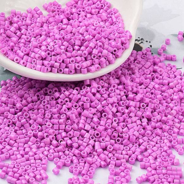 PandaHall Baking Paint Glass Seed Beads, Cylinder, Orchid, 2x1.5mm, Hole: 1mm, about 50398pcs/pound Glass Purple
PandaHall Baking Paint Glass Seed Beads, Cylinder, Orchid, 2x1.5mm, Hole: 1mm, about 50398pcs/pound Glass Purple
