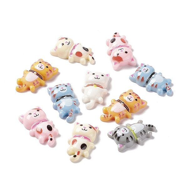 PandaHall Opaque Resin Cabochons, DIY Accessories, Cat, Mixed Color, 26x15x7mm Resin Cat Shape Multicolor
PandaHall Opaque Resin Cabochons, DIY Accessories, Cat, Mixed Color, 26x15x7mm Resin Cat Shape Multicolor