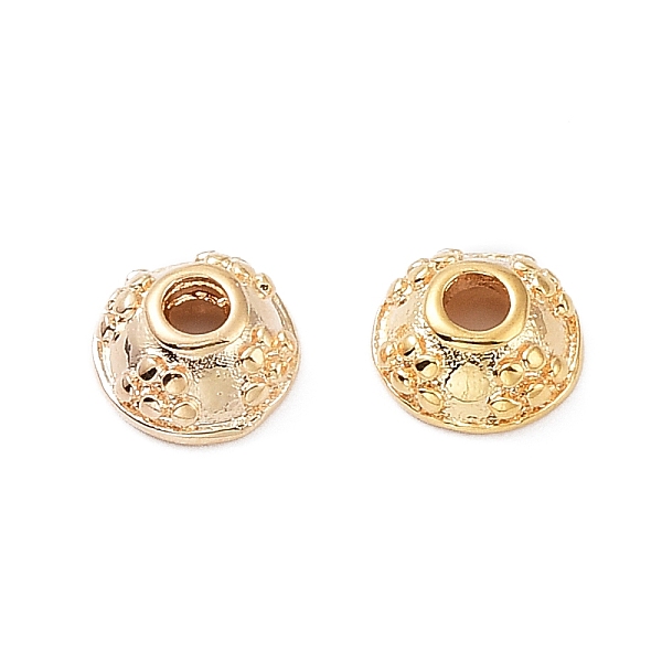 PandaHall Rack Plating Brass Bead Cone, Real 18K Gold Plated, 6x2.7mm, Hole: 1.8mm Brass
PandaHall Rack Plating Brass Bead Cone, Real 18K Gold Plated, 6x2.7mm, Hole: 1.8mm Brass