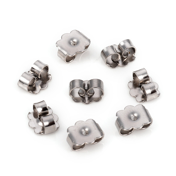 PandaHall 304 Stainless Steel Ear Nuts, Butterfly Earring Backs for Post Earrings, Stainless Steel Color, 6.2x5.3x3mm, Hole: 0.9mm 304...
PandaHall 304 Stainless Steel Ear Nuts, Butterfly Earring Backs for Post Earrings, Stainless Steel Color, 6.2x5.3x3mm, Hole: 0.9mm 304...