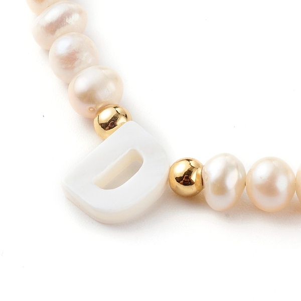 PandaHall Letter Natural Freshwater Shell Pendant Necklaces, with Natural Cultured Freshwater Pearl Beads, Brass Beads, 304 Stainless Steel..., White
PandaHall Letter Natural Freshwater Shell Pendant Necklaces, with Natural Cultured Freshwater Pearl Beads, Brass Beads, 304 Stainless Steel..., White