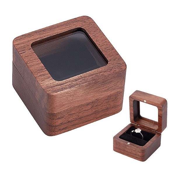PandaHall Square Wood Ring Storage Boxes, Flip Cover Case, with Clear Window and Magnetic Clasps, for Wedding, Proposal, Valentine's Day...
PandaHall Square Wood Ring Storage Boxes, Flip Cover Case, with Clear Window and Magnetic Clasps, for Wedding, Proposal, Valentine's Day...