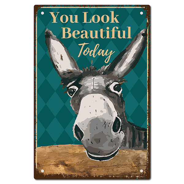 PandaHall Vintage Metal Iron Tin Sign Poster, Wall Decor for Bars, Restaurants, Cafes Pubs, Vertical Rectangle, Cow Pattern, 300x200x0.5mm...
PandaHall Vintage Metal Iron Tin Sign Poster, Wall Decor for Bars, Restaurants, Cafes Pubs, Vertical Rectangle, Cow Pattern, 300x200x0.5mm...
