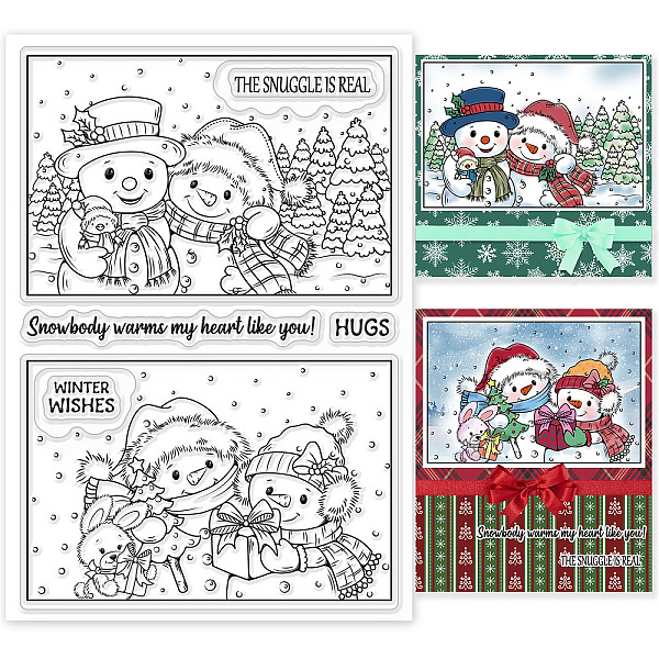 PandaHall GLOBLELAND Christmas Snowman Warm Snuggle Clear Stamps Bunny Tree Gift Silicone Clear Stamp Seals for Cards Making DIY...
PandaHall GLOBLELAND Christmas Snowman Warm Snuggle Clear Stamps Bunny Tree Gift Silicone Clear Stamp Seals for Cards Making DIY...