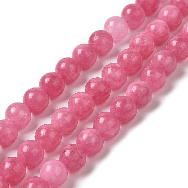 PandaHall Natural Dyed White Jade Beads Strands, Round, Hot Pink, 8.5mm, Hole: 0.8mm, about 45~46pcs/strand, 14.69''~15.04''(37.3~38.2cm)...
PandaHall Natural Dyed White Jade Beads Strands, Round, Hot Pink, 8.5mm, Hole: 0.8mm, about 45~46pcs/strand, 14.69''~15.04''(37.3~38.2cm)...