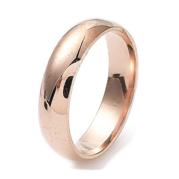 PandaHall Ion Plating(IP) 304 Stainless Steel Flat Plain Band Rings, Rose Gold, Size 7, Inner Diameter: 17mm, 5mm 304 Stainless Steel
PandaHall Ion Plating(IP) 304 Stainless Steel Flat Plain Band Rings, Rose Gold, Size 7, Inner Diameter: 17mm, 5mm 304 Stainless Steel