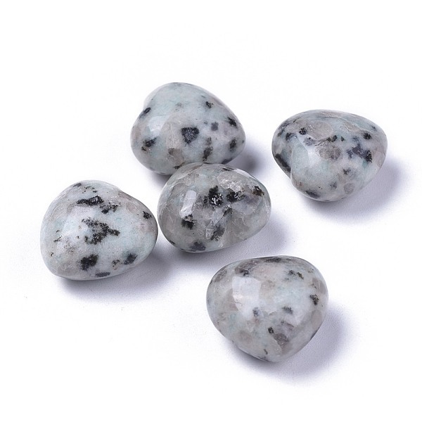 PandaHall Natural Sesame Jasper/Kiwi Jasper Heart Love Stone, Pocket Palm Stone for Reiki Balancing, 20x20x13~13.5mm Sesame Jasper Heart
PandaHall Natural Sesame Jasper/Kiwi Jasper Heart Love Stone, Pocket Palm Stone for Reiki Balancing, 20x20x13~13.5mm Sesame Jasper Heart