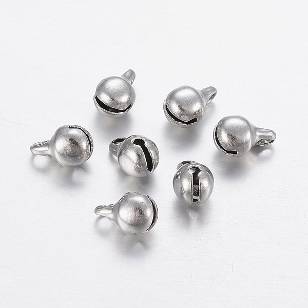 PandaHall 304 Stainless Steel Pendants, Bell Charms, Stainless Steel Color, 7.5x5mm, Hole: 1.5mm 304 Stainless Steel Bell
PandaHall 304 Stainless Steel Pendants, Bell Charms, Stainless Steel Color, 7.5x5mm, Hole: 1.5mm 304 Stainless Steel Bell