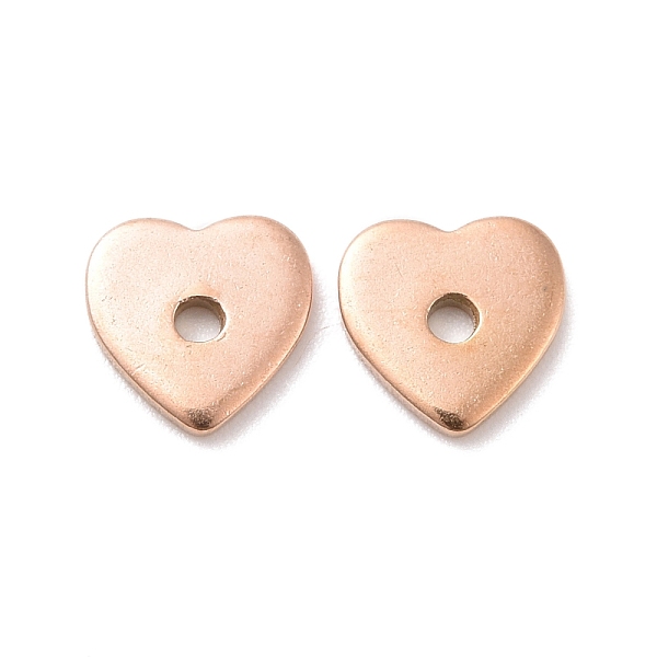 PandaHall Ion Plating(IP) 304 Stainless Steel Beads, Heart, Rose Gold, 6x6x1mm, Hole: 1mm 304 Stainless Steel Heart
PandaHall Ion Plating(IP) 304 Stainless Steel Beads, Heart, Rose Gold, 6x6x1mm, Hole: 1mm 304 Stainless Steel Heart