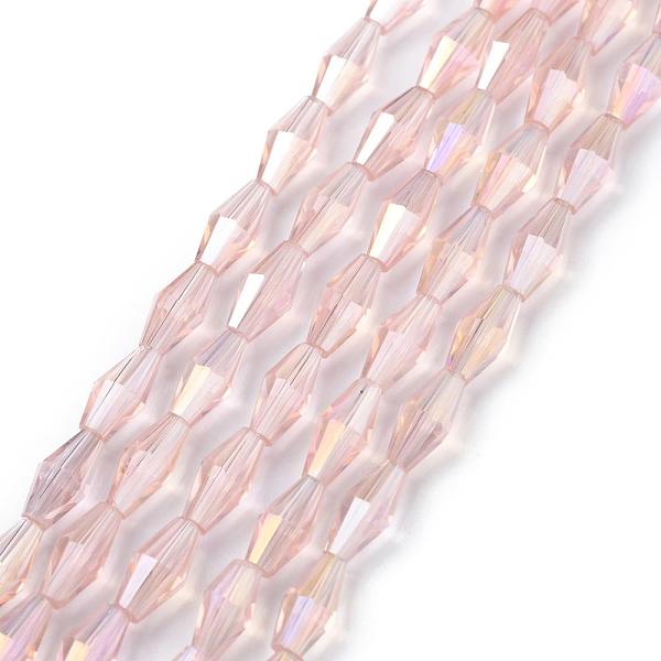 PandaHall Transparent Glass Beads, Bicone, AB Color Plated, Faceted, Misty Rose, 8x4mm, Hole: 0.8mm, about 70pcs/strand, 20.47 inch(52cm)...
PandaHall Transparent Glass Beads, Bicone, AB Color Plated, Faceted, Misty Rose, 8x4mm, Hole: 0.8mm, about 70pcs/strand, 20.47 inch(52cm)...