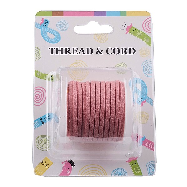 PandaHall Faux Suede Cord, Faux Suede Lace, Dark Salmon, 3x1.5mm, about 5.46 yards(5m)/roll Faux Suede Red
PandaHall Faux Suede Cord, Faux Suede Lace, Dark Salmon, 3x1.5mm, about 5.46 yards(5m)/roll Faux Suede Red