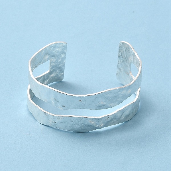 PandaHall Rack Plating Brass Open Cuff Bangle for Women, Cadmium Free & Lead Free, Silver, 1-1/8 inch(2.9~3cm), Inner Diameter: 2-1/8x2-3/8...
PandaHall Rack Plating Brass Open Cuff Bangle for Women, Cadmium Free & Lead Free, Silver, 1-1/8 inch(2.9~3cm), Inner Diameter: 2-1/8x2-3/8...