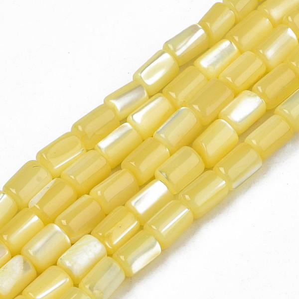 PandaHall Natural Trochid Shell/Trochus Shell Beads Strands, Dyed, Column, Yellow, 4~5x3~3.5mm, Hole: 0.9mm, about 77~78pcs/strand, 15.55...
PandaHall Natural Trochid Shell/Trochus Shell Beads Strands, Dyed, Column, Yellow, 4~5x3~3.5mm, Hole: 0.9mm, about 77~78pcs/strand, 15.55...