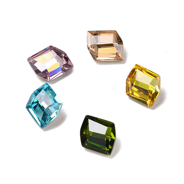PandaHall K9 Glass Rhinestone Cabochons, Flat Back & Back Plated, Parallelogram, Mixed Color, 10x8.7x4.6mm Glass Rhinestone Others..., Multicolor
PandaHall K9 Glass Rhinestone Cabochons, Flat Back & Back Plated, Parallelogram, Mixed Color, 10x8.7x4.6mm Glass Rhinestone Others..., Multicolor