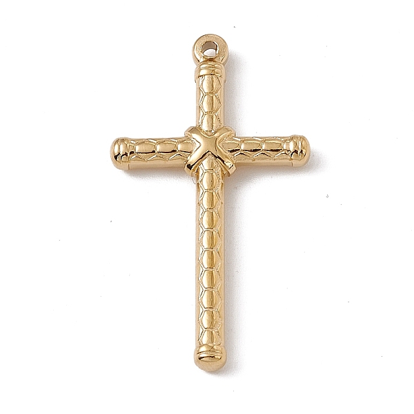 PandaHall Vacuum Plating 201 Stainless Steel Pendants, Cross Charm, Real 18K Gold Plated, 40x22.5x4mm, Hole: 1.4mm 201 Stainless Steel Cross
PandaHall Vacuum Plating 201 Stainless Steel Pendants, Cross Charm, Real 18K Gold Plated, 40x22.5x4mm, Hole: 1.4mm 201 Stainless Steel Cross