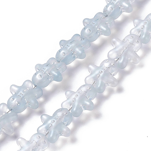PandaHall Pearl Luster Plated Electroplate Glass Beads, Ginger Man, for Christmas, Alice Blue, 15x14x7mm, Hole: 1mm, about 45pcs/strand...
PandaHall Pearl Luster Plated Electroplate Glass Beads, Ginger Man, for Christmas, Alice Blue, 15x14x7mm, Hole: 1mm, about 45pcs/strand...