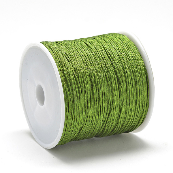 PandaHall Nylon Thread, Chinese Knotting Cord, Olive Drab, 0.4mm, about 174.98 Yards(160m)/Roll Nylon Green
PandaHall Nylon Thread, Chinese Knotting Cord, Olive Drab, 0.4mm, about 174.98 Yards(160m)/Roll Nylon Green