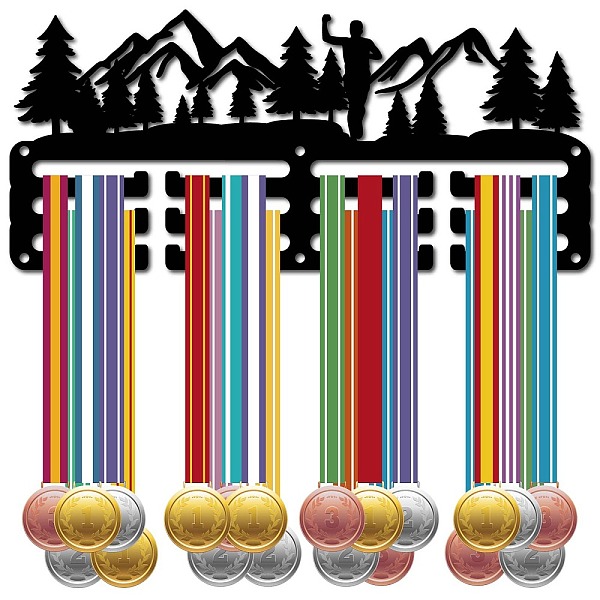 PandaHall Sports Theme Iron Medal Hanger Holder Display Wall Rack, 3-Line, with Screws, Javelin, Mountain, 130x290mm, Hole: 5mm Iron..., Black
PandaHall Sports Theme Iron Medal Hanger Holder Display Wall Rack, 3-Line, with Screws, Javelin, Mountain, 130x290mm, Hole: 5mm Iron..., Black