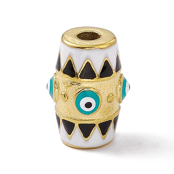 PandaHall 304 Stainless Steel Enamel Beads, Barrel with Evil Eye, Golden, 16.5x12mm, Hole: 3mm Stainless Steel+Enamel Barrel
PandaHall 304 Stainless Steel Enamel Beads, Barrel with Evil Eye, Golden, 16.5x12mm, Hole: 3mm Stainless Steel+Enamel Barrel