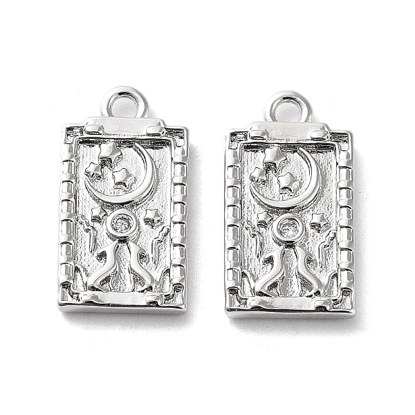 PandaHall Rack Plating Brass Micro Pave Cubic Zirconia Pendants, Rectangle Charm, Real Platinum Plated, 14x7.5x2mm, Hole: 1.4mm Brass+Cubic..., Clear
PandaHall Rack Plating Brass Micro Pave Cubic Zirconia Pendants, Rectangle Charm, Real Platinum Plated, 14x7.5x2mm, Hole: 1.4mm Brass+Cubic..., Clear