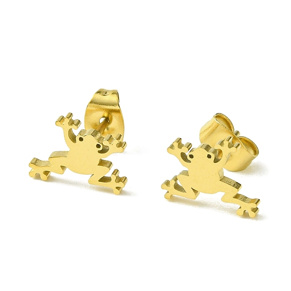 PandaHall Cute Little Animal Theme 304 Stainless Steel Stud Earrings, Frog, 8.5x10mm 304 Stainless Steel Frog
PandaHall Cute Little Animal Theme 304 Stainless Steel Stud Earrings, Frog, 8.5x10mm 304 Stainless Steel Frog
