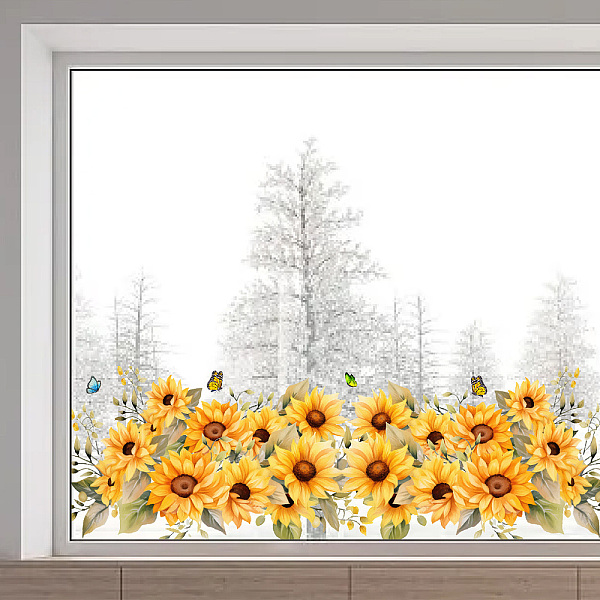 PandaHall PVC Window Static Stickers, Rectangle Shape, for Window Decoration, Sunflower, 380x1160mm PVC Flower
PandaHall PVC Window Static Stickers, Rectangle Shape, for Window Decoration, Sunflower, 380x1160mm PVC Flower