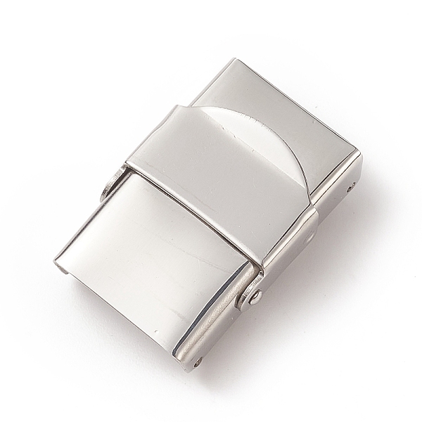 PandaHall Rectangle 201 Stainless Steel Watch Band Clasps, Stainless Steel Color, 25x17x9mm, Hole: 4x14mm 201 Stainless Steel
PandaHall Rectangle 201 Stainless Steel Watch Band Clasps, Stainless Steel Color, 25x17x9mm, Hole: 4x14mm 201 Stainless Steel