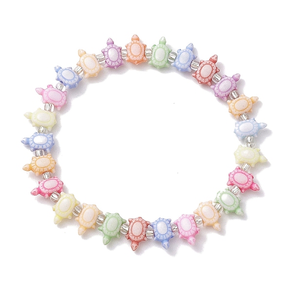 PandaHall Summer Beach Tortoise Acrylic & Glass Seed Beaded Stretch Bracelets for Women, Colorful, Inner Diameter: 2 inch(5.05cm) Acrylic...
PandaHall Summer Beach Tortoise Acrylic & Glass Seed Beaded Stretch Bracelets for Women, Colorful, Inner Diameter: 2 inch(5.05cm) Acrylic...
