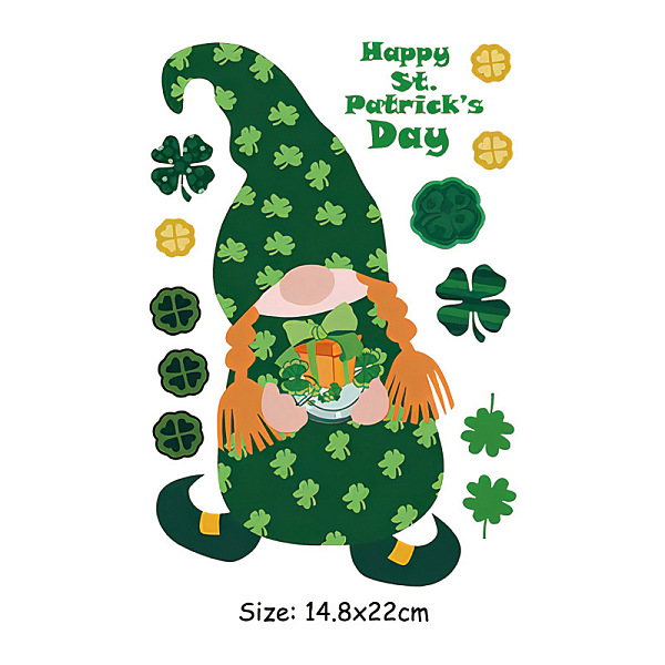 PandaHall Saint Patrick's Day Theme PET Sublimation Stickers, Heat Transfer Film, Iron on Vinyls, for Clothes Decoration, Gnome, 220x226mm...
PandaHall Saint Patrick's Day Theme PET Sublimation Stickers, Heat Transfer Film, Iron on Vinyls, for Clothes Decoration, Gnome, 220x226mm...