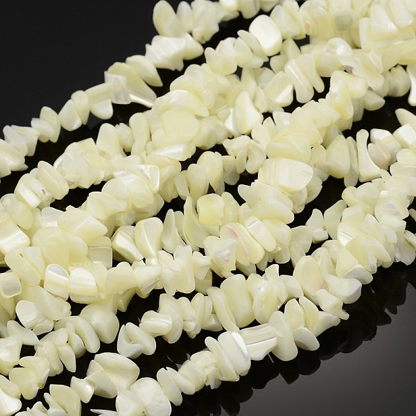 PandaHall Natural Shell Beads Strands, Pearlized, Chips, White, 8~14mm, Hole: 0.5~0.6mm, about 244pcs/strand, 35 inch Freshwater Shell Chip...
PandaHall Natural Shell Beads Strands, Pearlized, Chips, White, 8~14mm, Hole: 0.5~0.6mm, about 244pcs/strand, 35 inch Freshwater Shell Chip...