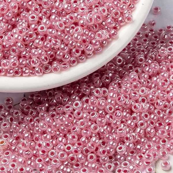 PandaHall MIYUKI Round Rocailles Beads, Japanese Seed Beads, (RR535) Carnation Pink Ceylon, 8/0, 3mm, Hole: 1mm, about 422~455pcs/10g Glass...
PandaHall MIYUKI Round Rocailles Beads, Japanese Seed Beads, (RR535) Carnation Pink Ceylon, 8/0, 3mm, Hole: 1mm, about 422~455pcs/10g Glass...