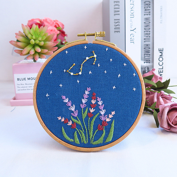 PandaHall Flower & Constellation Pattern 3D Bead Embroidery Starter Kits, including Embroidery Fabric & Thread, Needle, Instruction Sheet...
PandaHall Flower & Constellation Pattern 3D Bead Embroidery Starter Kits, including Embroidery Fabric & Thread, Needle, Instruction Sheet...