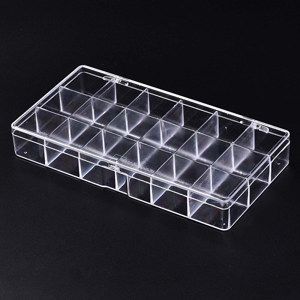PandaHall Polystyrene Bead Storage Containers, 18 Compartments Organizer Boxes, with Hinged Lid, Rectangle, Clear, 20.4x10.5x3cm...
PandaHall Polystyrene Bead Storage Containers, 18 Compartments Organizer Boxes, with Hinged Lid, Rectangle, Clear, 20.4x10.5x3cm...