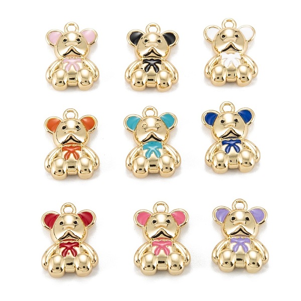 PandaHall Eco-Friendly Brass Enamel Pendants, Real 18K Gold Plated, Long-Lasting, Bear, Mixed Color, 16.5x12x5mm, Hole: 1.6mm Brass+Enamel..., Multicolor
PandaHall Eco-Friendly Brass Enamel Pendants, Real 18K Gold Plated, Long-Lasting, Bear, Mixed Color, 16.5x12x5mm, Hole: 1.6mm Brass+Enamel..., Multicolor