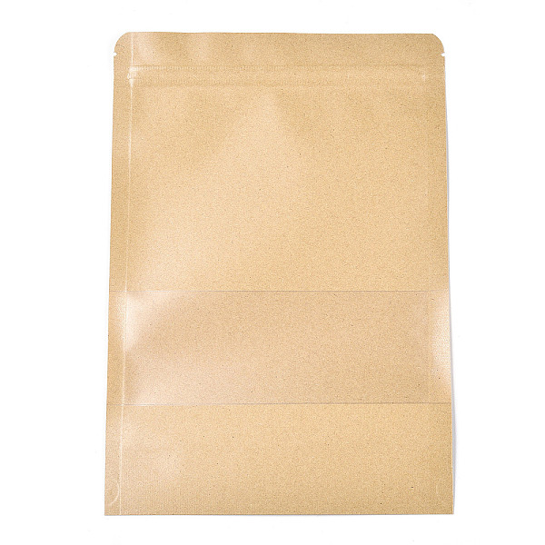 PandaHall Resealable Kraft Paper Bags, Resealable Bags, Small Kraft Paper Stand up Pouch, with Window, Moccasin, 26.2x18.2cm Paper Orange
PandaHall Resealable Kraft Paper Bags, Resealable Bags, Small Kraft Paper Stand up Pouch, with Window, Moccasin, 26.2x18.2cm Paper Orange