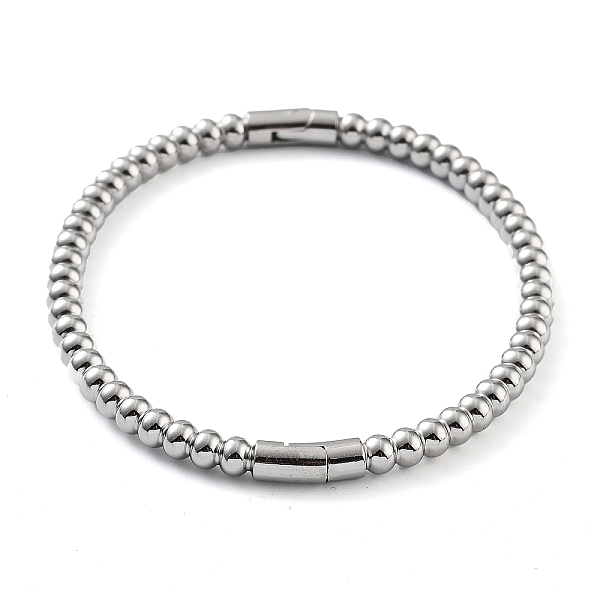 PandaHall 201 Stainless Steel Hinged Bangle, Round, Inner Diameter: 2x2-3/8 inch(5.05x5.95cm) 201 Stainless Steel Round
PandaHall 201 Stainless Steel Hinged Bangle, Round, Inner Diameter: 2x2-3/8 inch(5.05x5.95cm) 201 Stainless Steel Round